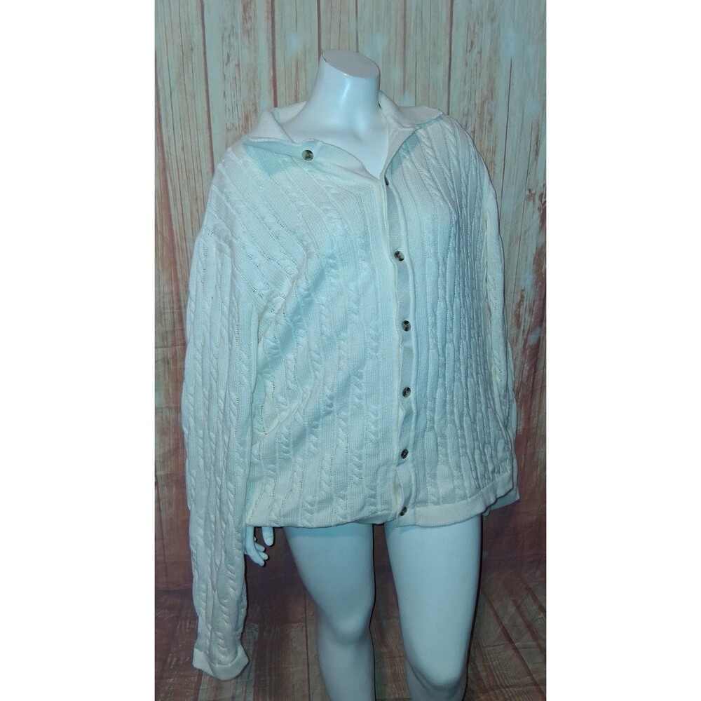 NWT Old Navy Cream Long Sleeve Button Up Cardigan Sz XL